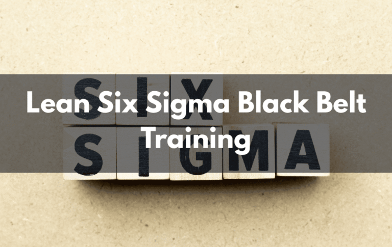Lean Six Sigma Black Belt Training