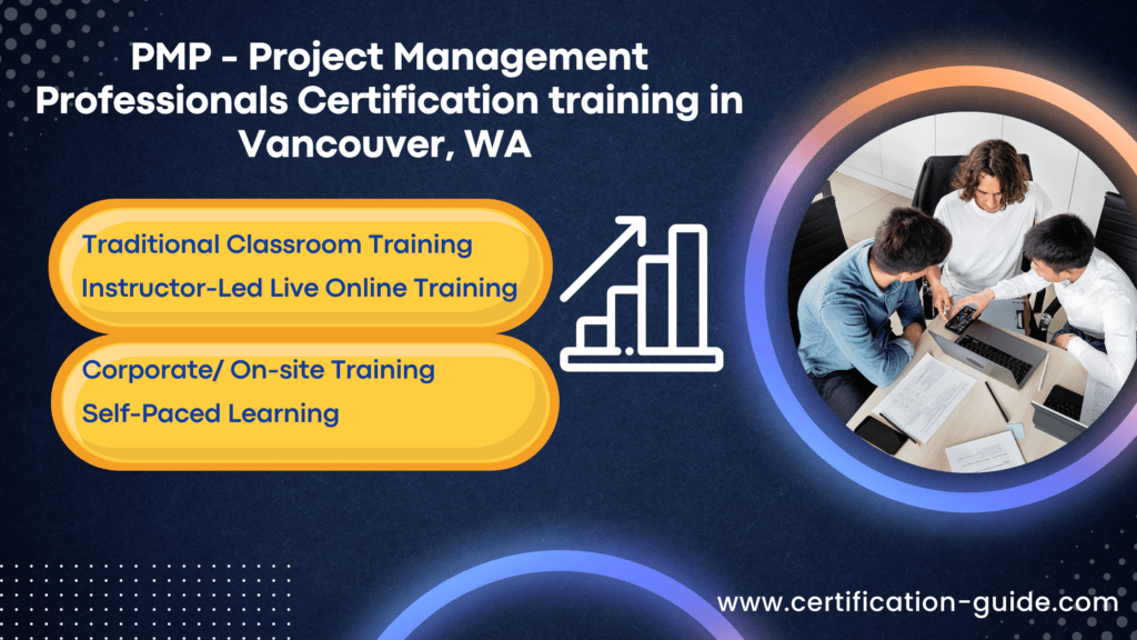 PMP training Vancouver WA with classroom and live online project management certification courses