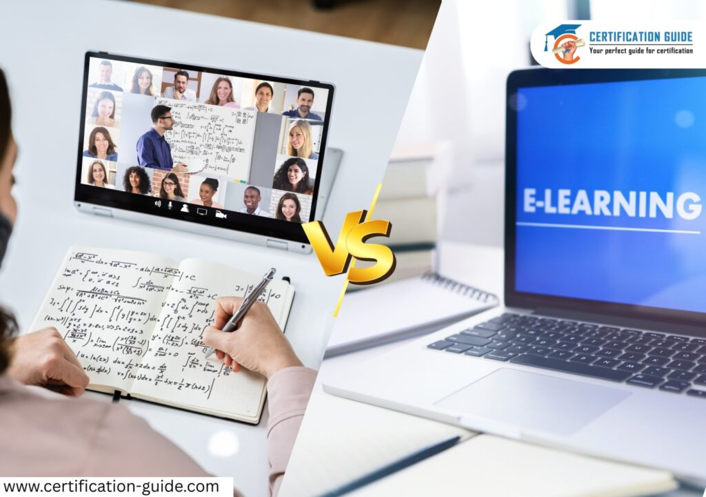 Project Management Professional Exam Preparation Course Virtual Classroom vs. E-Learning