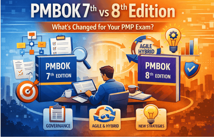 PMBOK Guide 7th vs 8th Edition - PMP Exam Impact