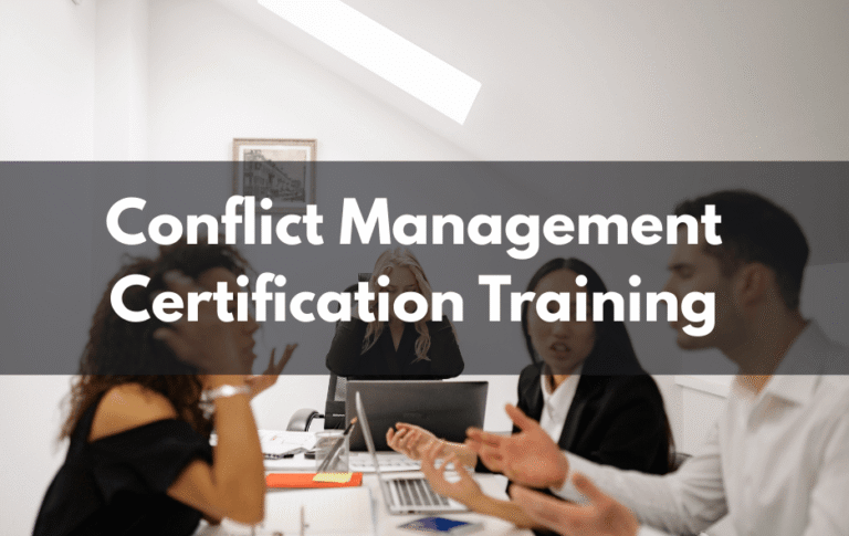 Conflict Management Certification Training