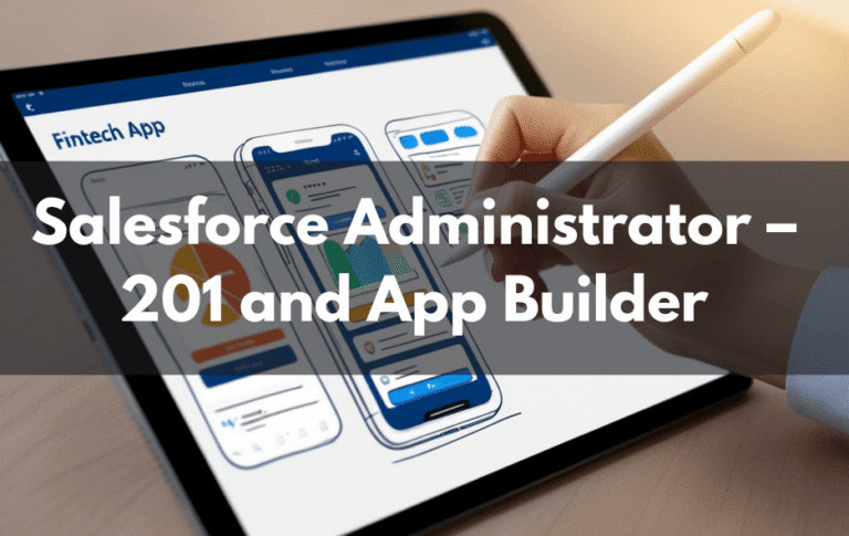 Salesforce Administrator – 201 and App Builder